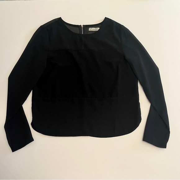 Taylor Swift Style Sheer Inset Top. Size Small - Picture 2 of 6